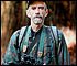 Andrew Joslin in front of National Geographic redwood