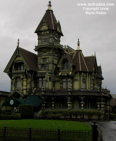 The William Carson Mansion in Eureka, California at Second Street & M Steet
