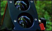 rangefinder useful for tree care and landscape design measuring